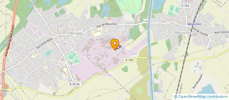 localisation de l'entreprise MADAME ELODIE LEQUIEN  WINGLES