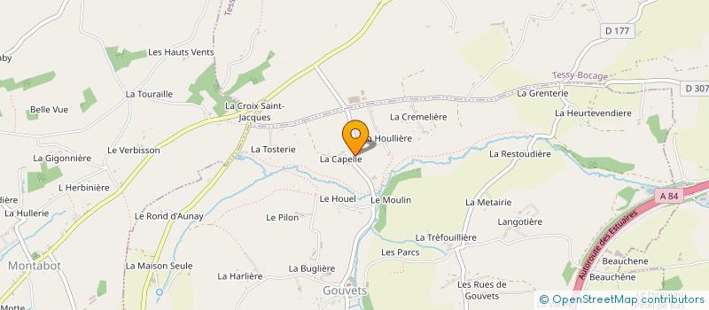 localisation de l'entreprise MADAME ELODIE LERENDU  GOUVETS