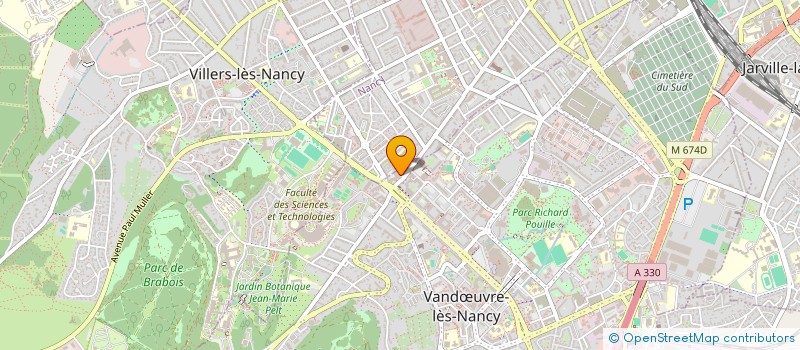 localisation de l'entreprise MADAME ELODIE LEROUX  VILLERS LES NANCY