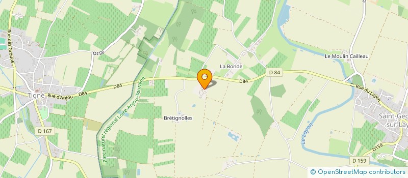 localisation de l'entreprise MADAME ELODIE LEROY  DOUE-EN-ANJOU