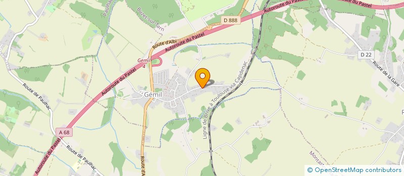 localisation de l'entreprise MADAME ELODIE LEROY  GEMIL