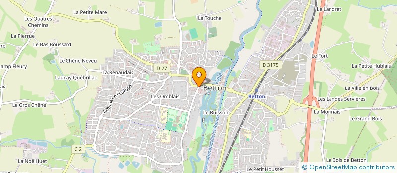 localisation de l'entreprise MADAME ELODIE LESAGE à BETTON