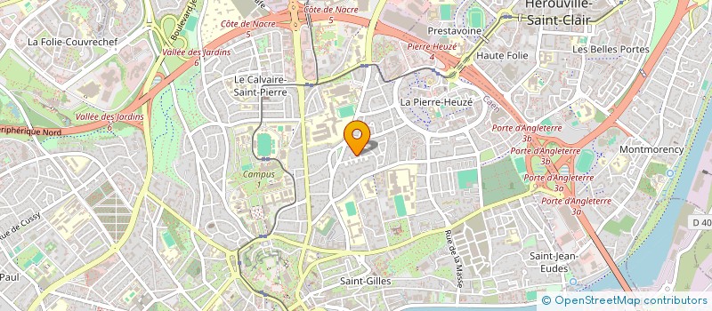 localisation de l'entreprise MADAME ELODIE LESAGE à CAEN