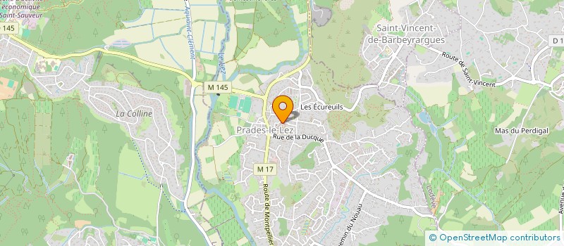 localisation de l'entreprise MADAME ELODIE LESCURE à PRADES-LE-LEZ