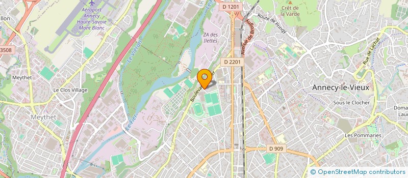 localisation de l'entreprise MADAME ELODIE LESCURE  ANNECY