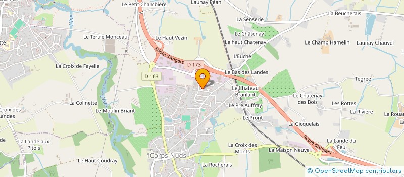 localisation de l'entreprise MADAME ELODIE LESOURD  CORPS-NUDS