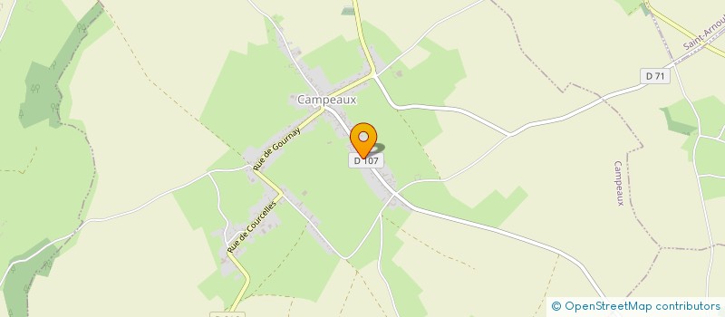 localisation de l'entreprise MADAME ELODIE LETELLIER  CAMPEAUX