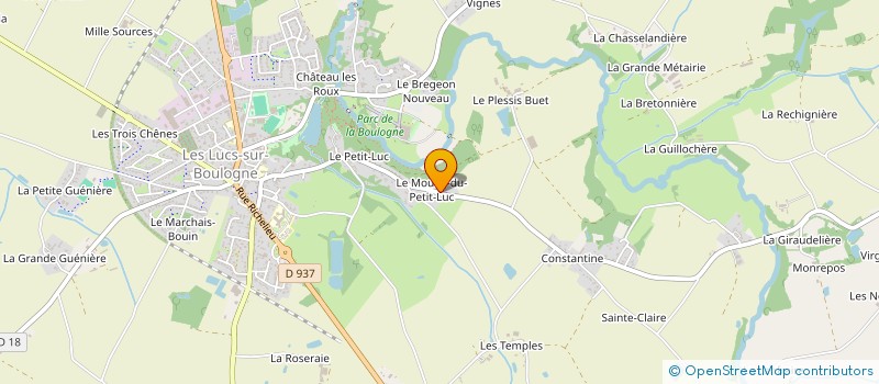 localisation de l'entreprise MADAME ELODIE LEVEQUE  SAINT-VINCENT-SUR-JARD