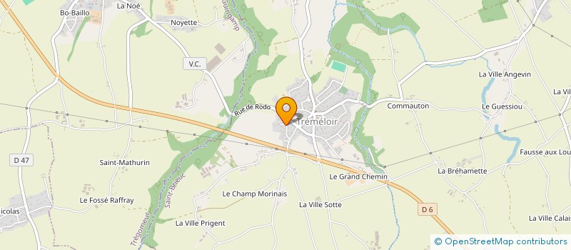 localisation de l'entreprise MADAME ELODIE LEVILLAIN  PORDIC