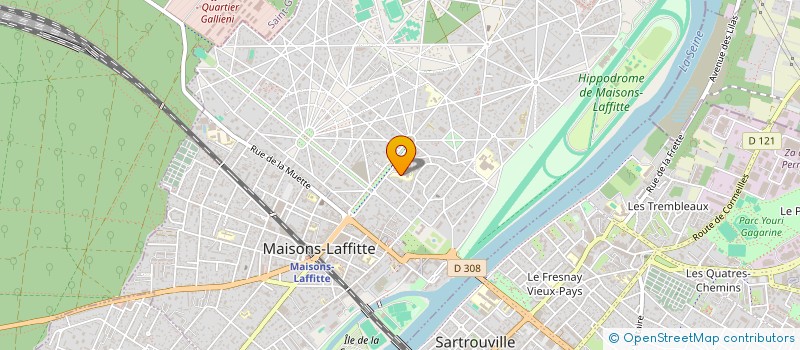 localisation de l'entreprise MADAME ELODIE LHUILLIER à MAISONS-LAFFITTE