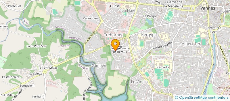 localisation de l'entreprise MADAME ELODIE LIETIN à VANNES