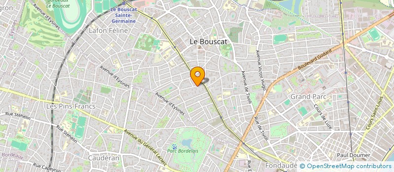 localisation de l'entreprise MADAME ELODIE LIGEOIX DELOR  LE BOUSCAT