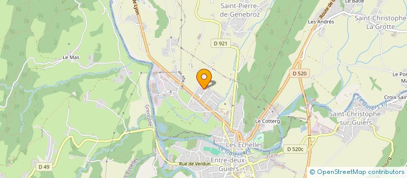 localisation de l'entreprise MADAME ELODIE LIGNIERE  LES ECHELLES