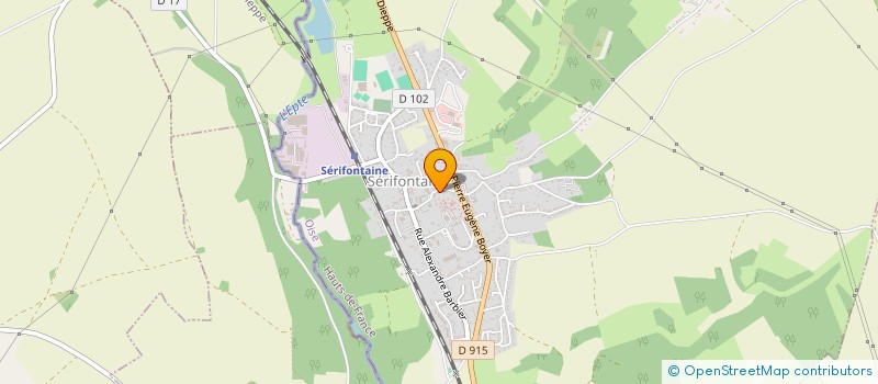 localisation de l'entreprise MADAME ELODIE LLORENS  SERIFONTAINE