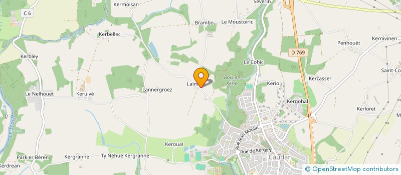 localisation de l'entreprise MADAME ELODIE LOHIER  CAUDAN