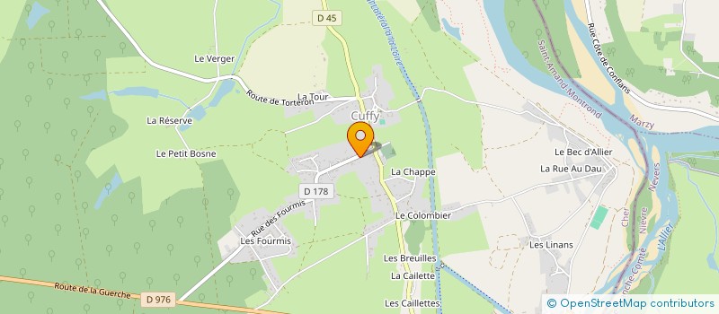 localisation de l'entreprise MADAME ELODIE LOISEAU  CUFFY