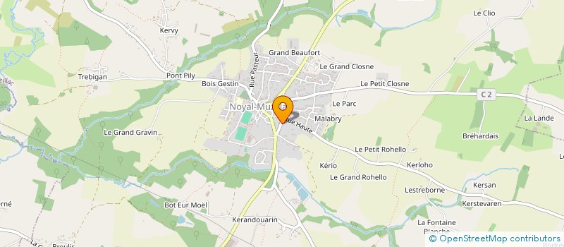 localisation de l'entreprise MADAME ELODIE LOLICART  LE GUERNO