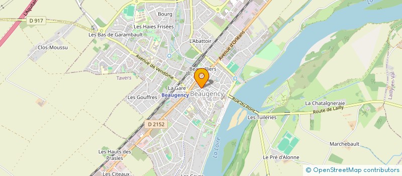localisation de l'entreprise MADAME ELODIE LONGEAUX  BEAUGENCY