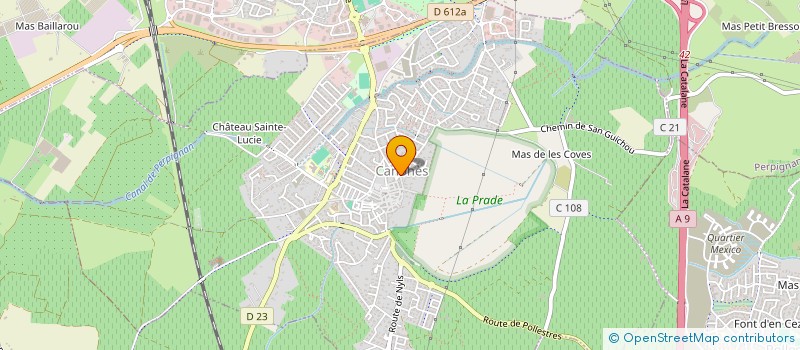 localisation de l'entreprise MADAME ELODIE LOPEZ  CANOHES