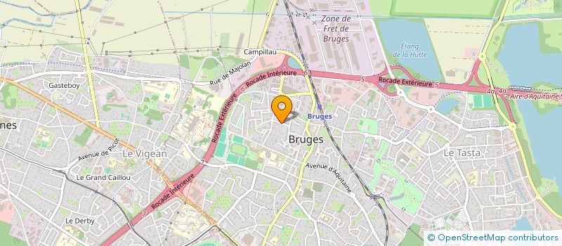 localisation de l'entreprise MADAME ELODIE LOPEZ  BRUGES