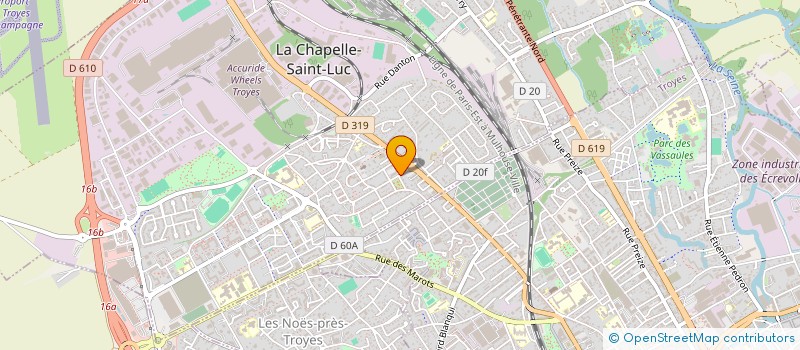 localisation de l'entreprise MADAME ELODIE LOPEZ à LA CHAPELLE-SAINT-LUC