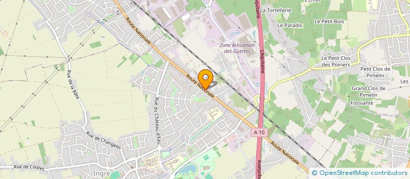 localisation de l'entreprise MADAME ELODIE LORENZI à INGRE
