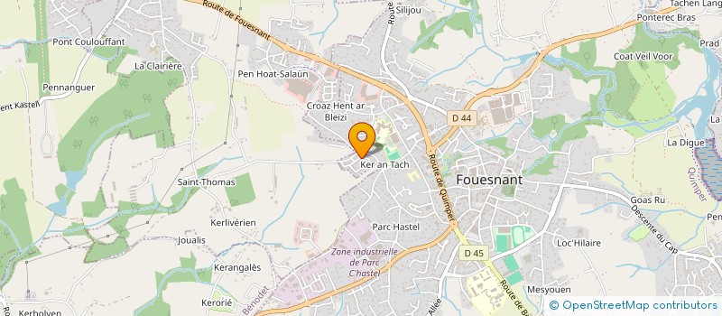 localisation de l'entreprise MADAME ELODIE LOUBOUTIN  PLEUVEN