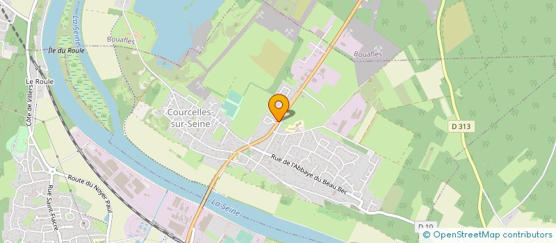 localisation de l'entreprise MADAME ELODIE LOUIS PHILIPPE ELODIE  COURCELLES-SUR-SEINE