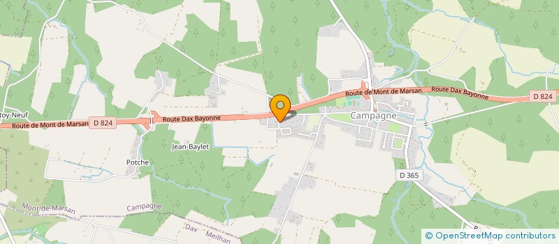 localisation de l'entreprise MADAME ELODIE LOUVET  CAMPAGNE