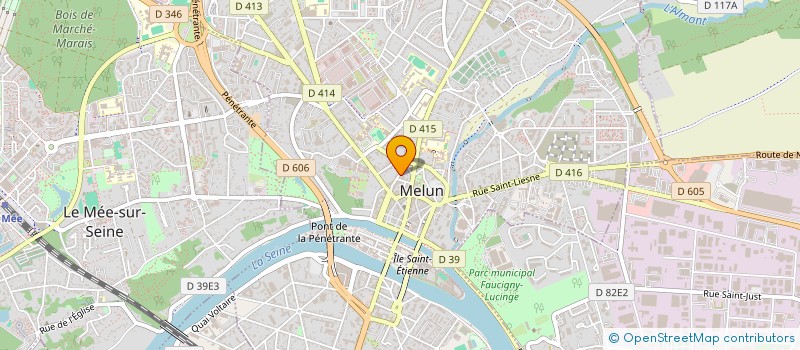 localisation de l'entreprise MADAME ELODIE LUBIN à MELUN