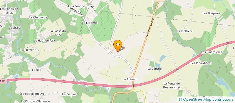 localisation de l'entreprise MADAME ELODIE LUCAS  FAVEROLLES-SUR-CHER