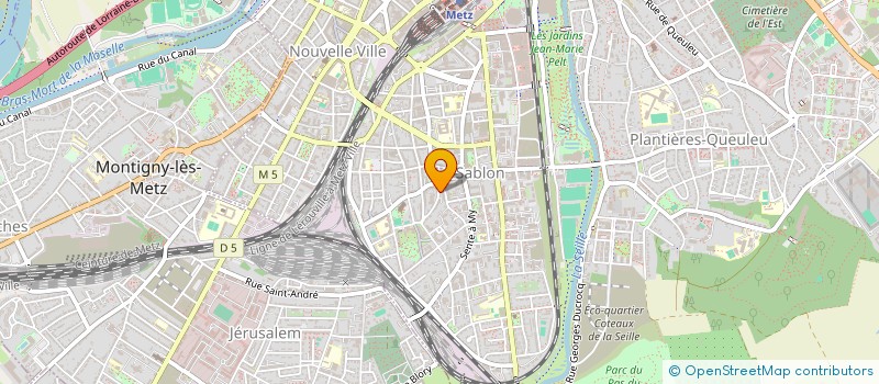 localisation de l'entreprise MADAME ELODIE MACIASZEK  METZ