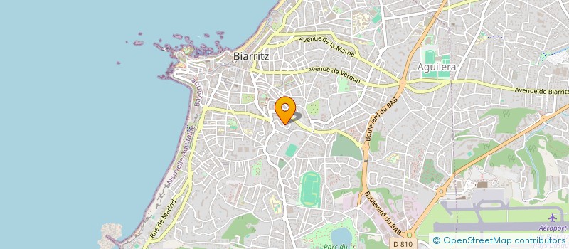 localisation de l'entreprise MADAME ELODIE MAENTLER à BIARRITZ