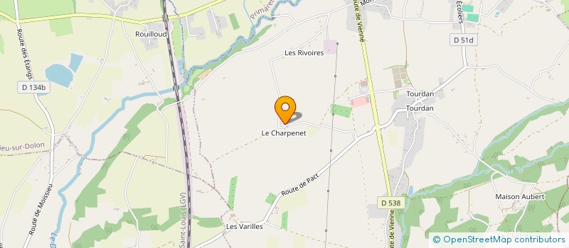 localisation de l'entreprise MADAME ELODIE MAGNAT  REVEL-TOURDAN