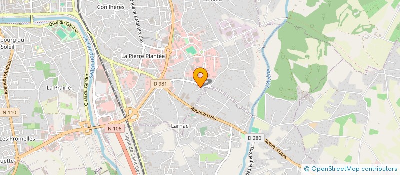 localisation de l'entreprise MADAME ELODIE MAHUT  ALES