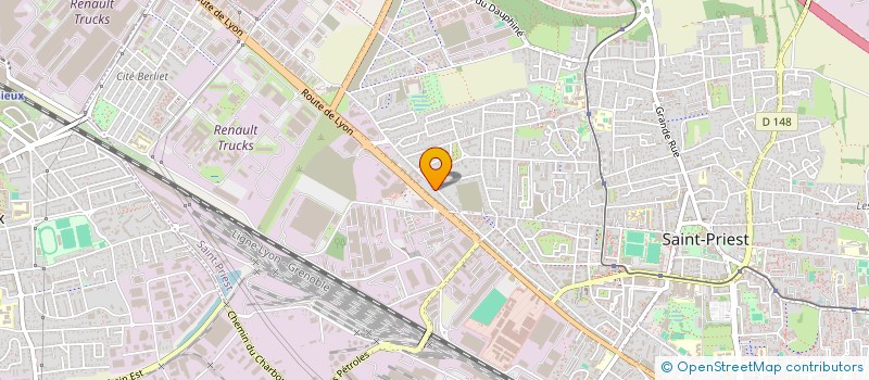 localisation de l'entreprise MADAME ELODIE MAIELLO  SAINT-PRIEST