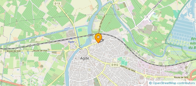 localisation de l'entreprise MADAME ELODIE MAILLOT à AGDE