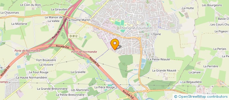 localisation de l'entreprise MADAME ELODIE MAILLOT  THORIGNE-FOUILLARD