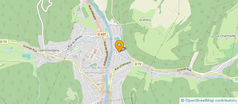 localisation de l'entreprise MADAME ELODIE MAIRE  PONT-DE-ROIDE-VERMONDANS