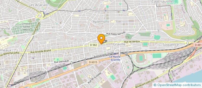 localisation de l'entreprise MADAME ELODIE MALANDAIN  LE HAVRE