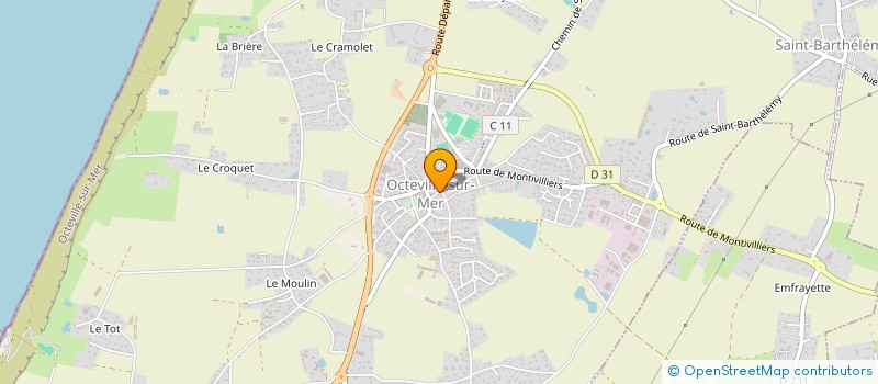 localisation de l'entreprise MADAME ELODIE MALANDAIN à OCTEVILLE-SUR-MER