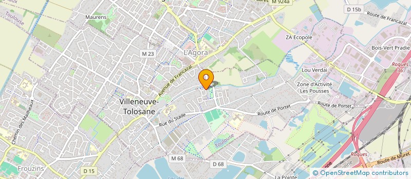 localisation de l'entreprise MADAME ELODIE MALASI à VILLENEUVE-TOLOSANE
