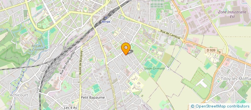 localisation de l'entreprise MADAME ELODIE MALBRANQUE à ARRAS