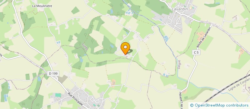 localisation de l'entreprise MADAME ELODIE MALENFANT  MEZIERES-SOUS-LAVARDIN