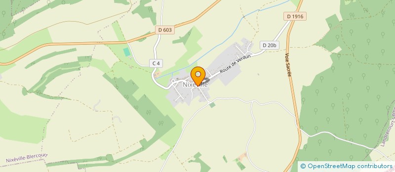 localisation de l'entreprise MADAME ELODIE MALHOT à NIXEVILLE-BLERCOURT
