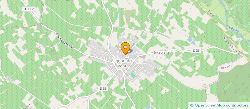 localisation de l'entreprise MADAME ELODIE MALLET  ALIGNAN-DU-VENT
