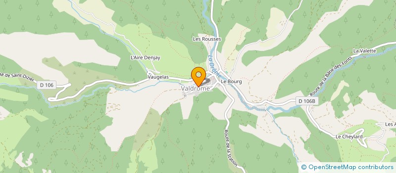 localisation de l'entreprise MADAME ELODIE MAMEDJIS  VALDROME