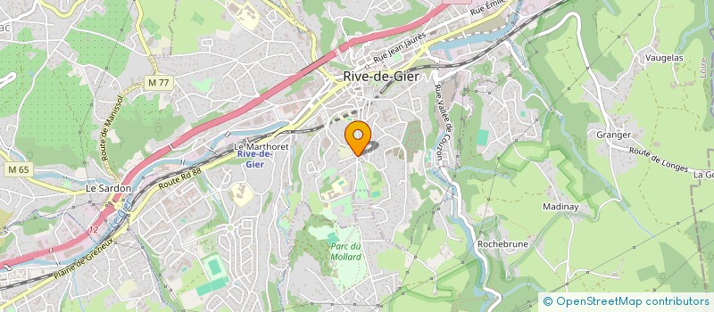 localisation de l'entreprise MADAME ELODIE MANENTE  RIVE-DE-GIER