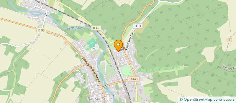 localisation de l'entreprise MADAME ELODIE MANJARD  BAR-SUR-SEINE