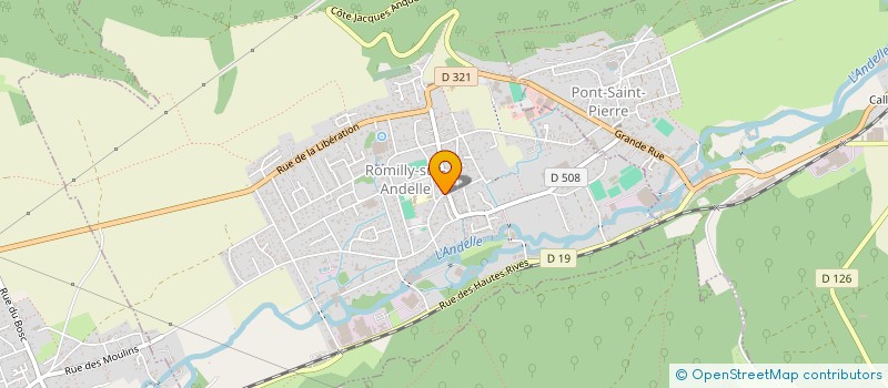 localisation de l'entreprise MADAME ELODIE MANNECHE  ROMILLY-SUR-ANDELLE